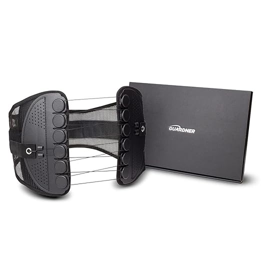 Adjustable Lumbar Support Back Brace – Breathable Lower Back Belt for Posture Correction, Spine Alignment & Pain Relief (L Size, 33–38 in)