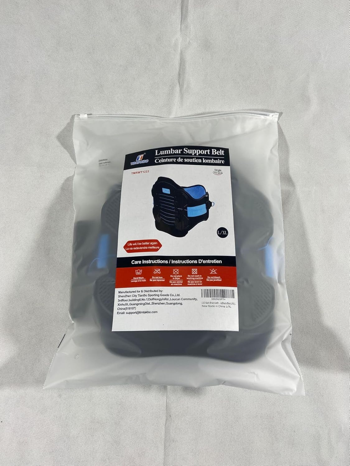 LSO Back Brace with Adjustable Decompression Plate – Dual Pulley Lumbar Support Belt for Herniated Disc, Sciatica, Scoliosis & Spine Stenosis Pain Relief (L/XL Fits Belly 35–47