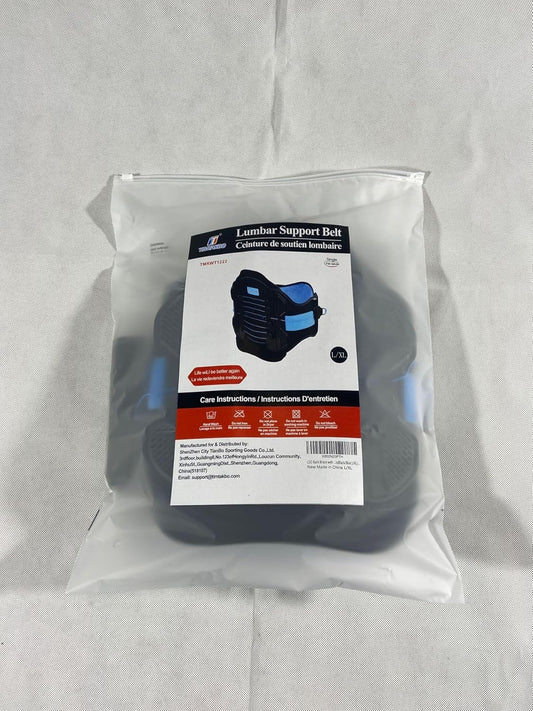 LSO Back Brace with Adjustable Decompression Plate – Dual Pulley Lumbar Support Belt for Herniated Disc, Sciatica, Scoliosis & Spine Stenosis Pain Relief (L/XL Fits Belly 35–47