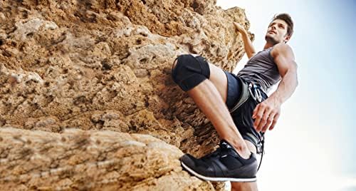 Adjustable Knee Support Brace with Patella Stabilizer – Compression Sleeve for Arthritis, Meniscus Tear, Injury Recovery & Sports (Fits 12.5"–18")