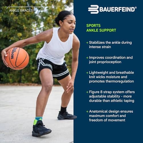 Sports Ankle Support Brace – Figure-8 Taping, Targeted Compression, Lightweight & Durable