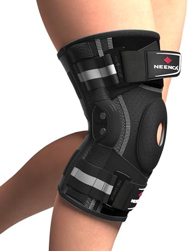 Professional Hinged Knee Brace with X-Strap Support System – Adjustable Medical Knee Support for Pain Relief, Arthritis, Meniscus Tear, ACL, PCL & MCL Injuries