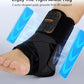 Slim-Fit Ankle Brace with 2 Auto-Shaped Pads – Velcro Lace-Up Support for Sprains, Injury Recovery, Running & Sports (M, 12”-13”)