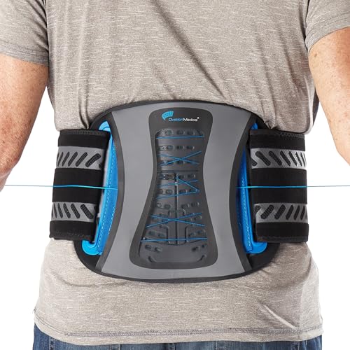 Universal LSO Lower Back Brace – Adjustable Lumbar Support Belt for Lower Back Pain, Sciatica & Spondylolisthesis Relief (X-Large)