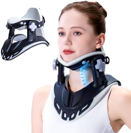 ALPHAY Neck Stretcher Cervical Traction Device – Adjustable Neck Brace for Pain Relief, Decompression, and Cervical Spine Support at Home