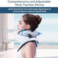 Neck Stretcher Cervical Traction Device – Adjustable Neck Brace for Pain Relief, Spine Alignment, and Neck & Shoulder Support – Home, Office, and Outdoor Use (White)
